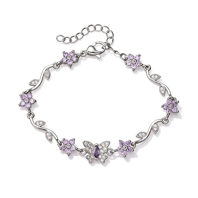 Five-Petal Flower & Bow Bracelet / Necklace