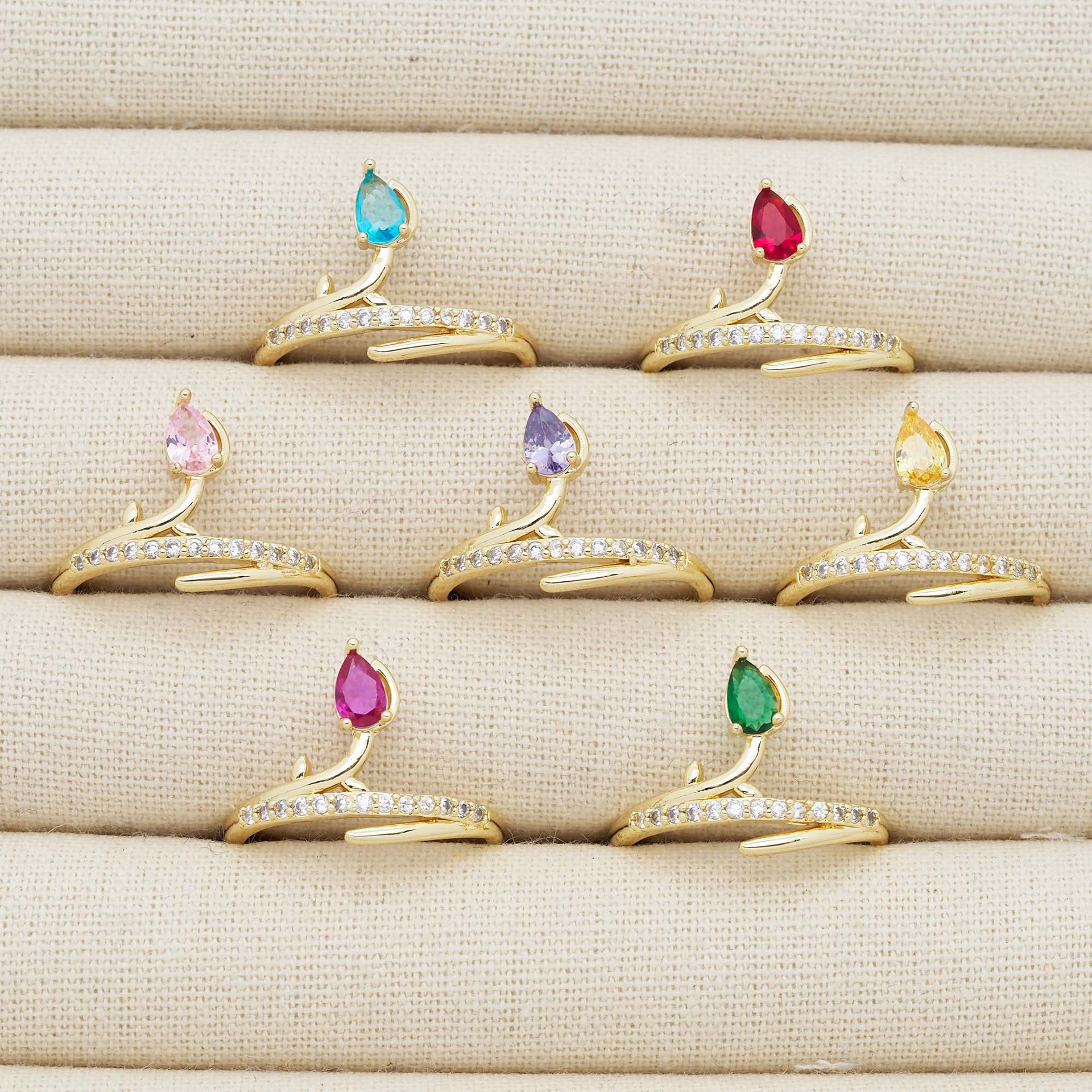 Tulip Flower Ring
