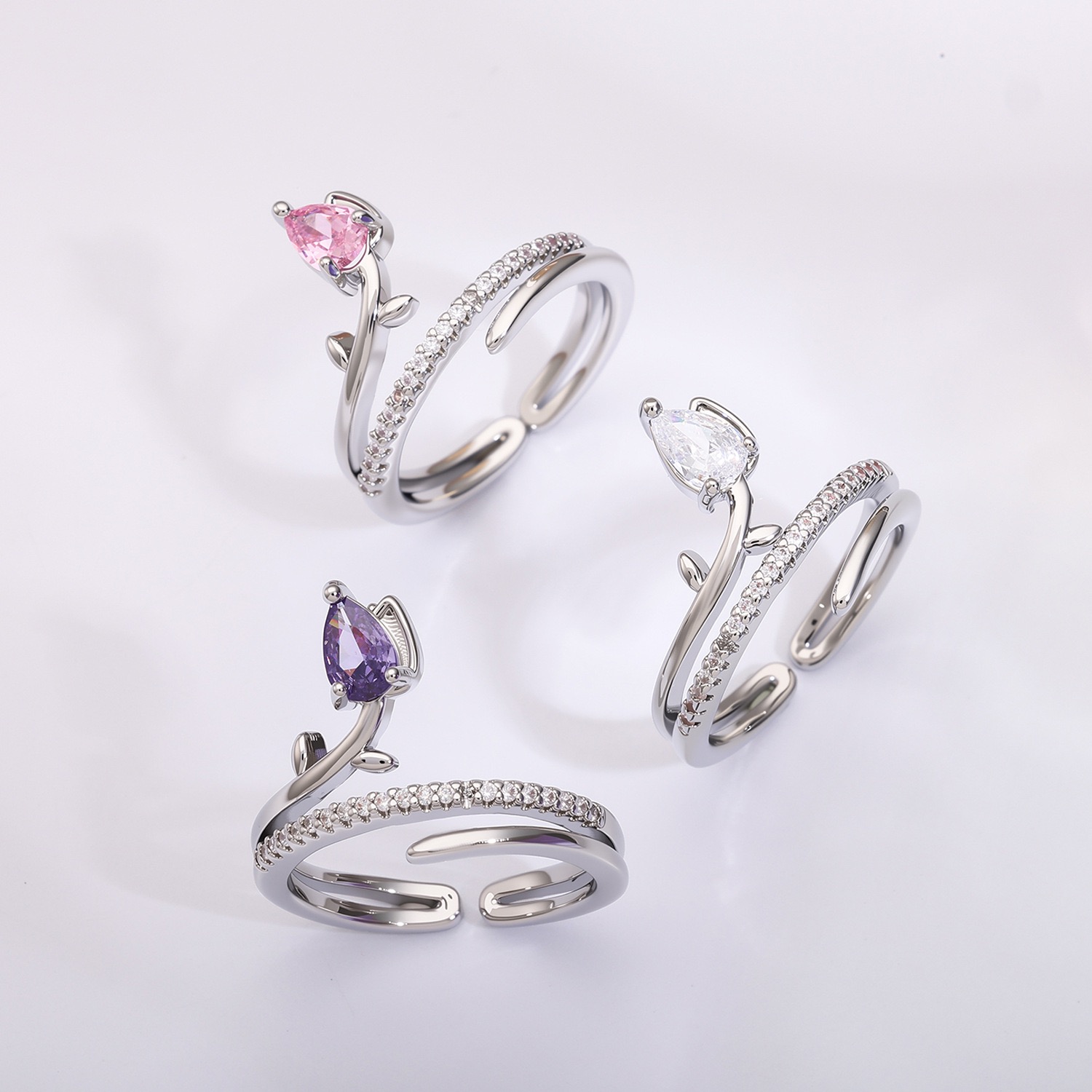 Tulip Flower Ring