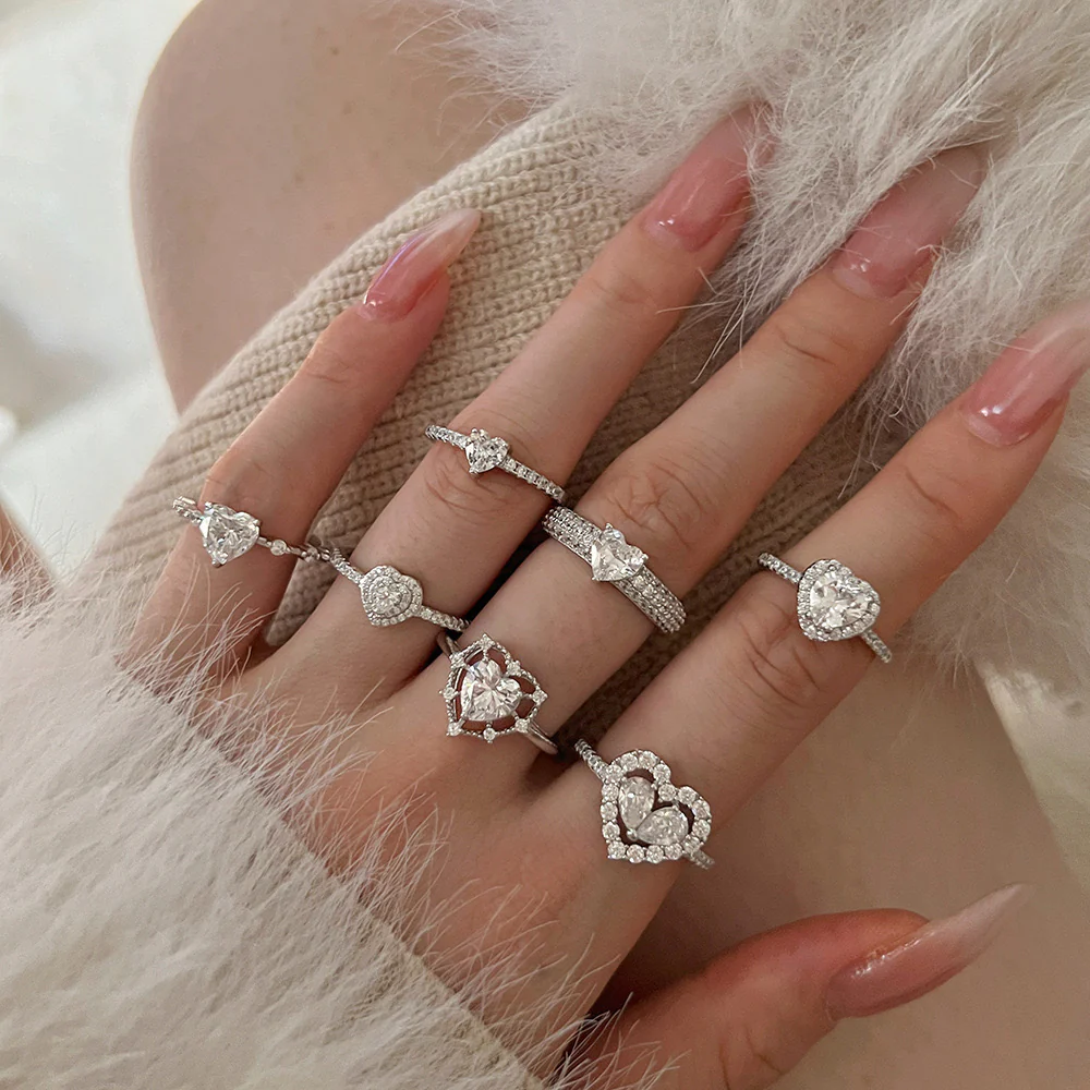 Heart Ring Collection