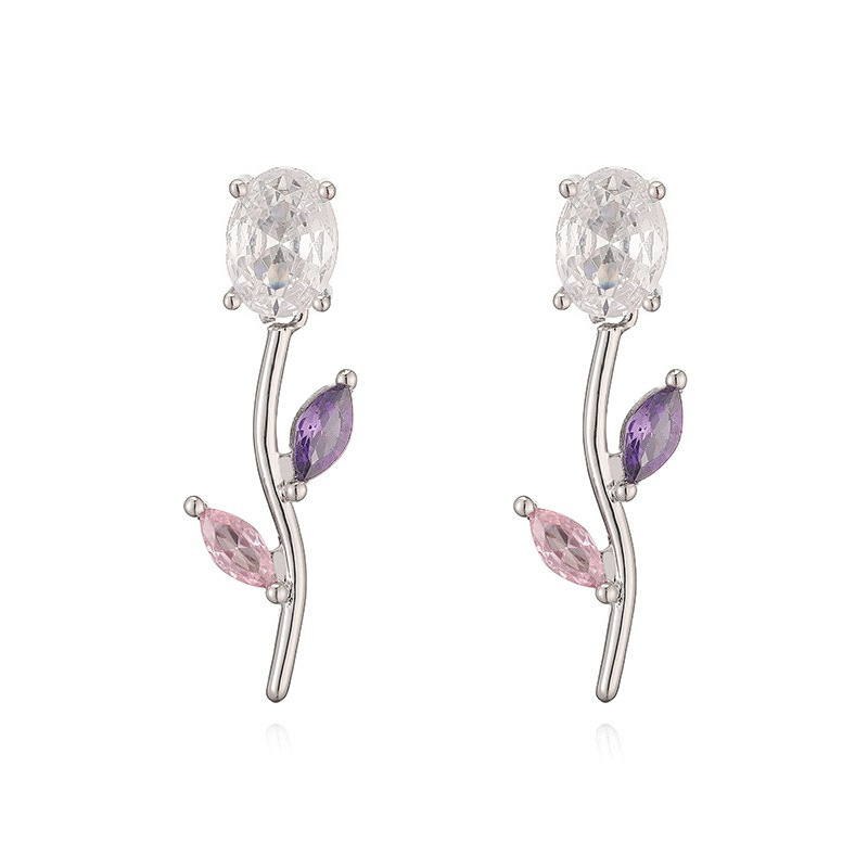 Tulip Flower Earrings