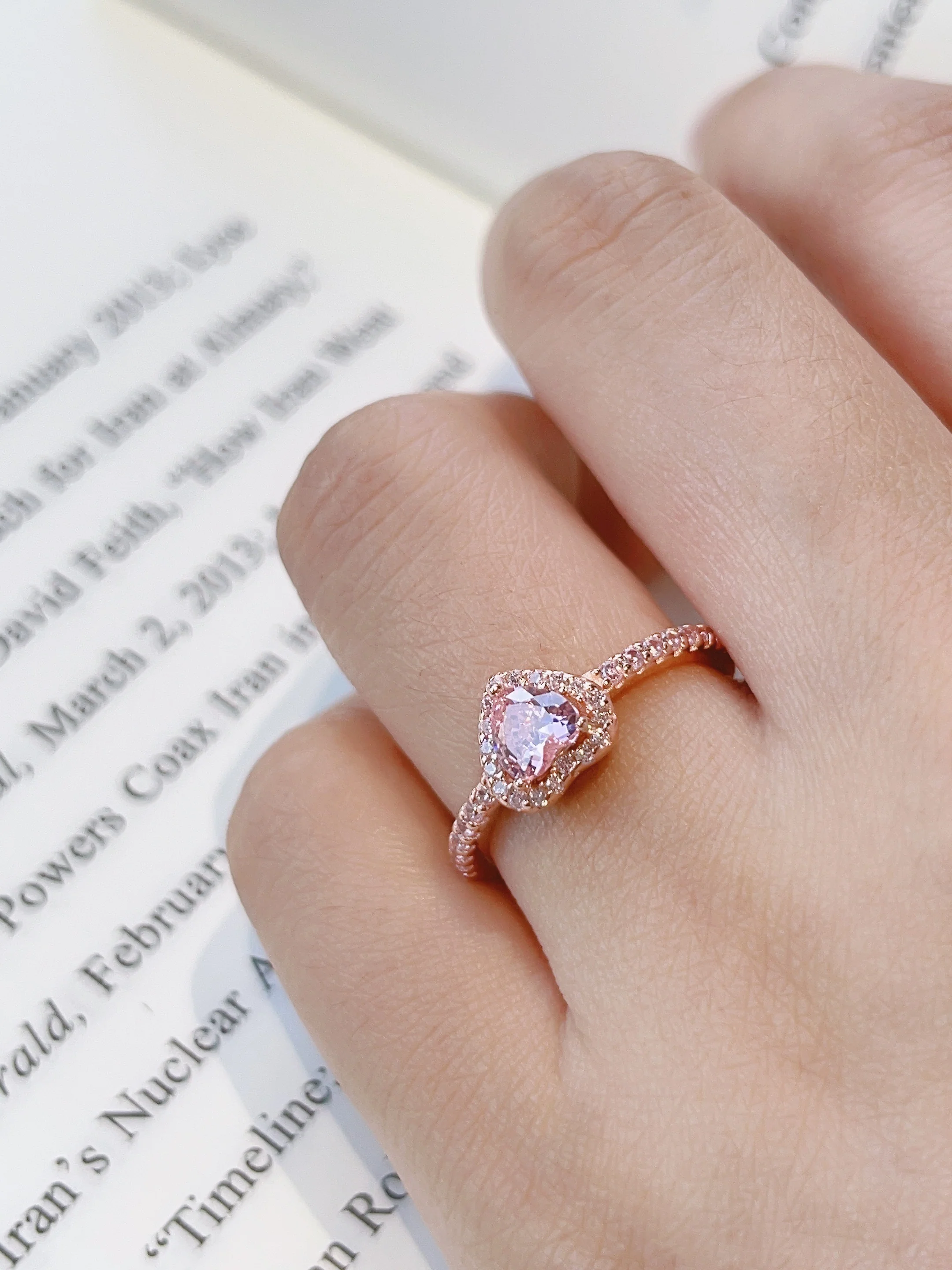 Elevated Heart Ring collection