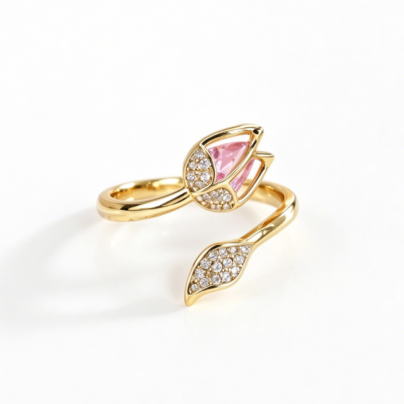 Tulip Flower Ring
