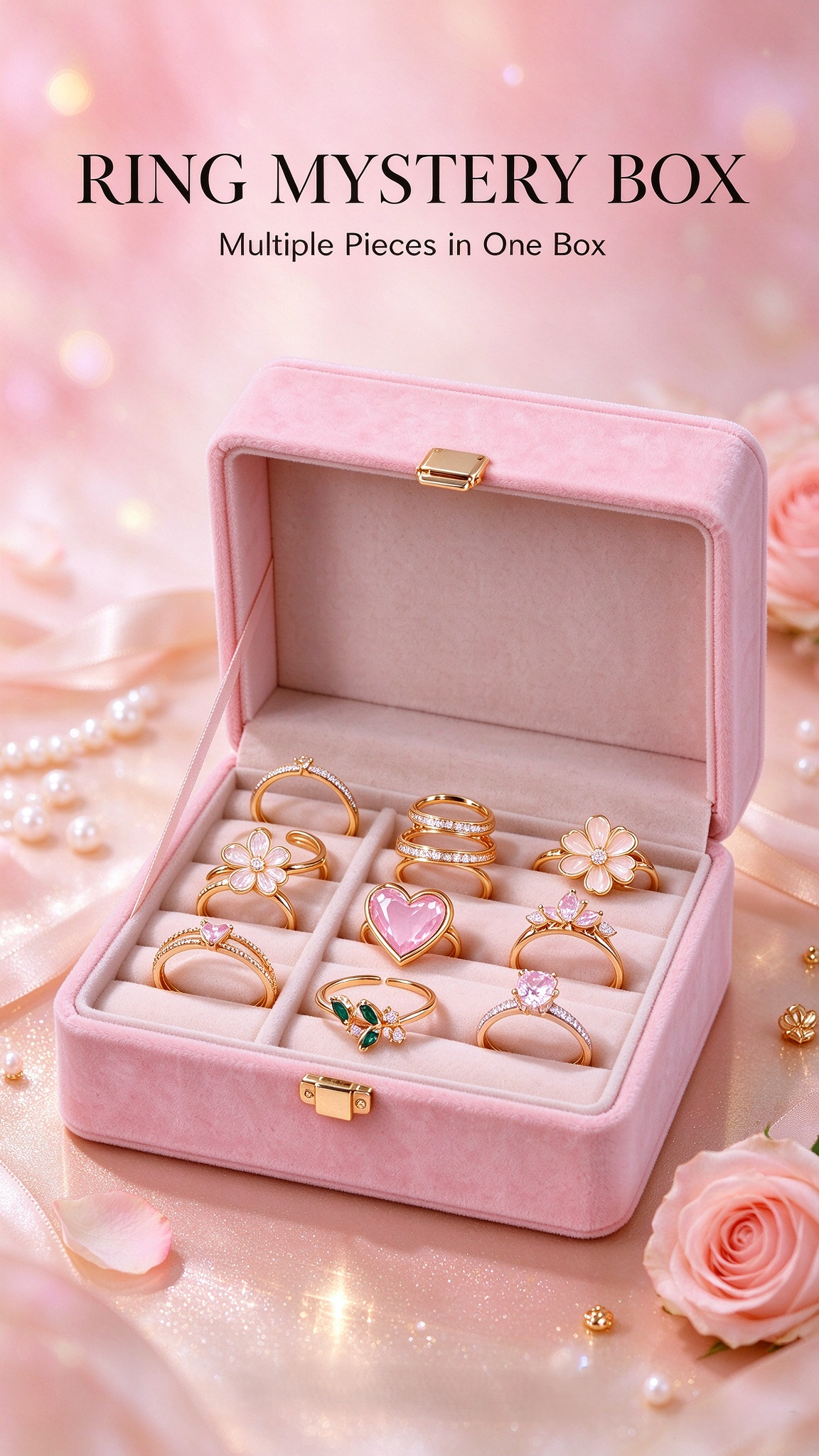 Super Adjustable Ring Mystery Box 