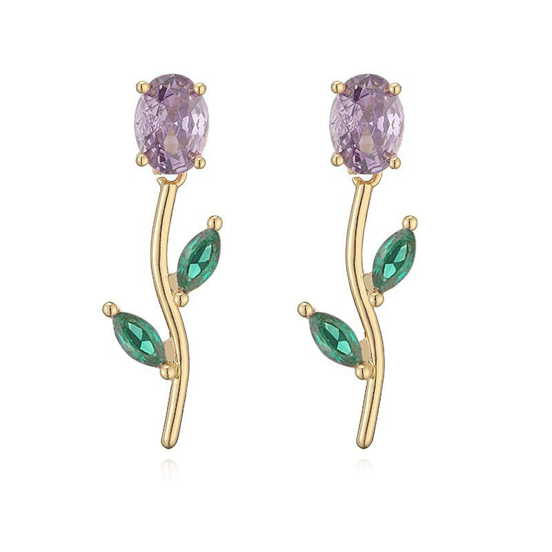 Tulip Flower Earrings