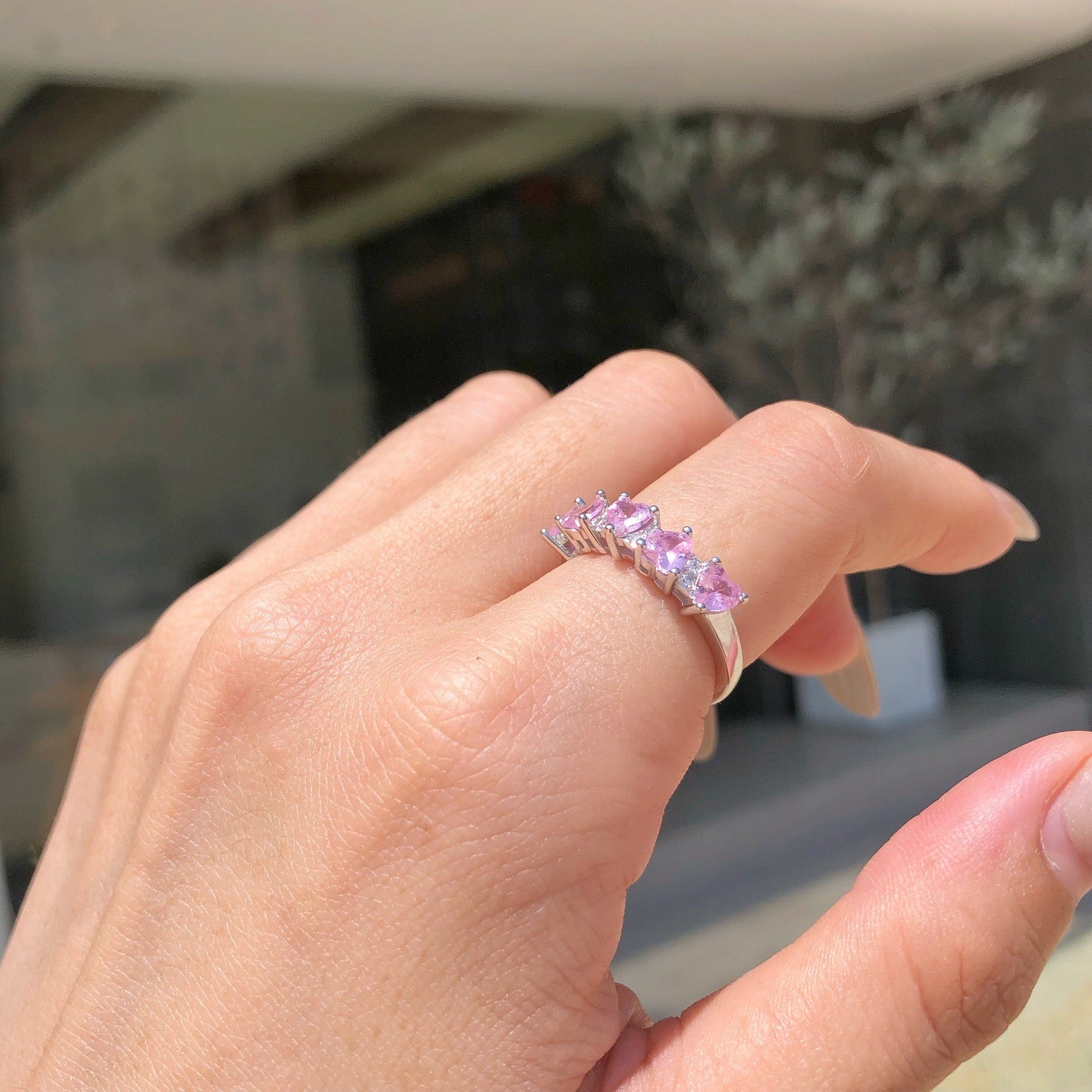 Pink Bow Ring Collection