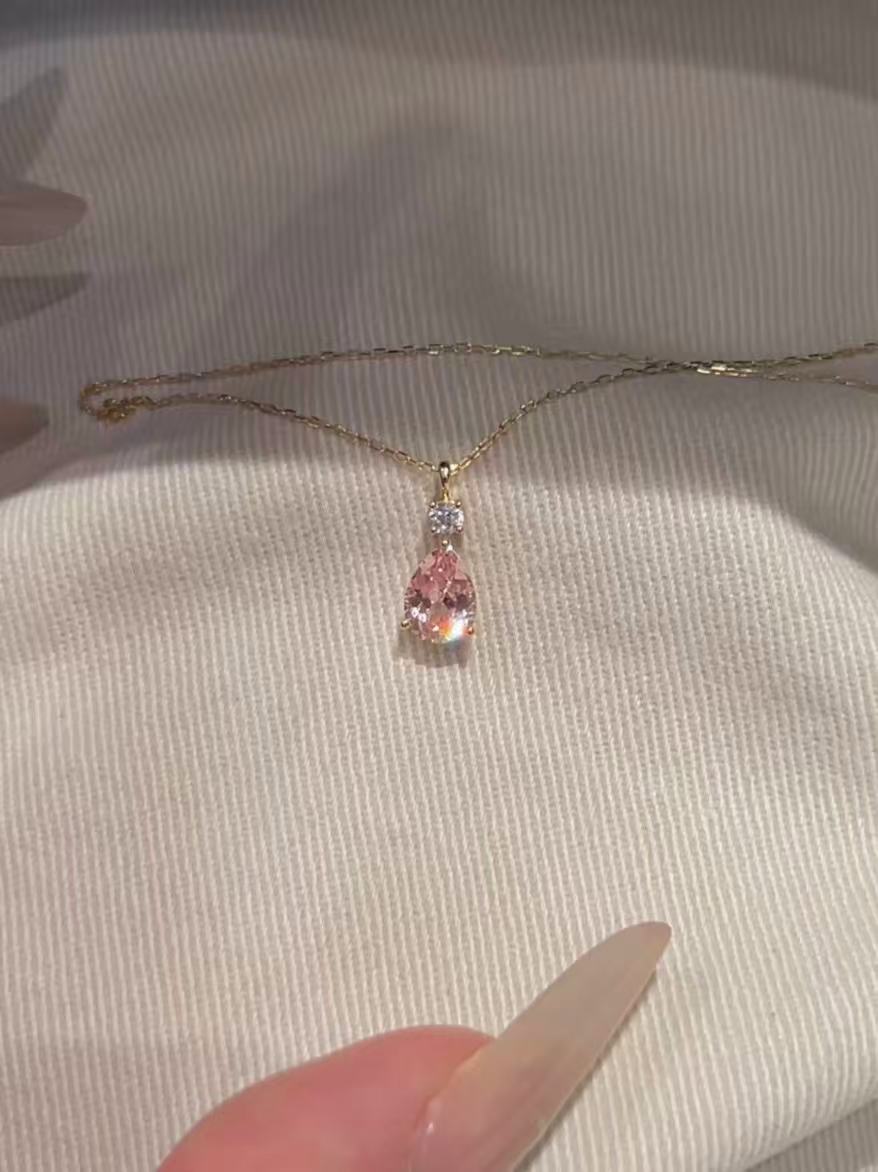 Pink Diamond Necklace