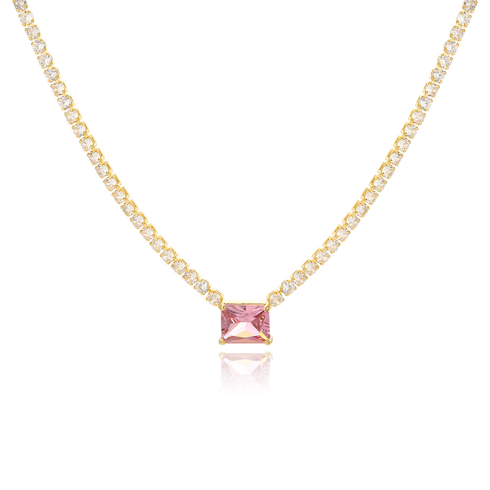 Light Luxury Zircon Necklace