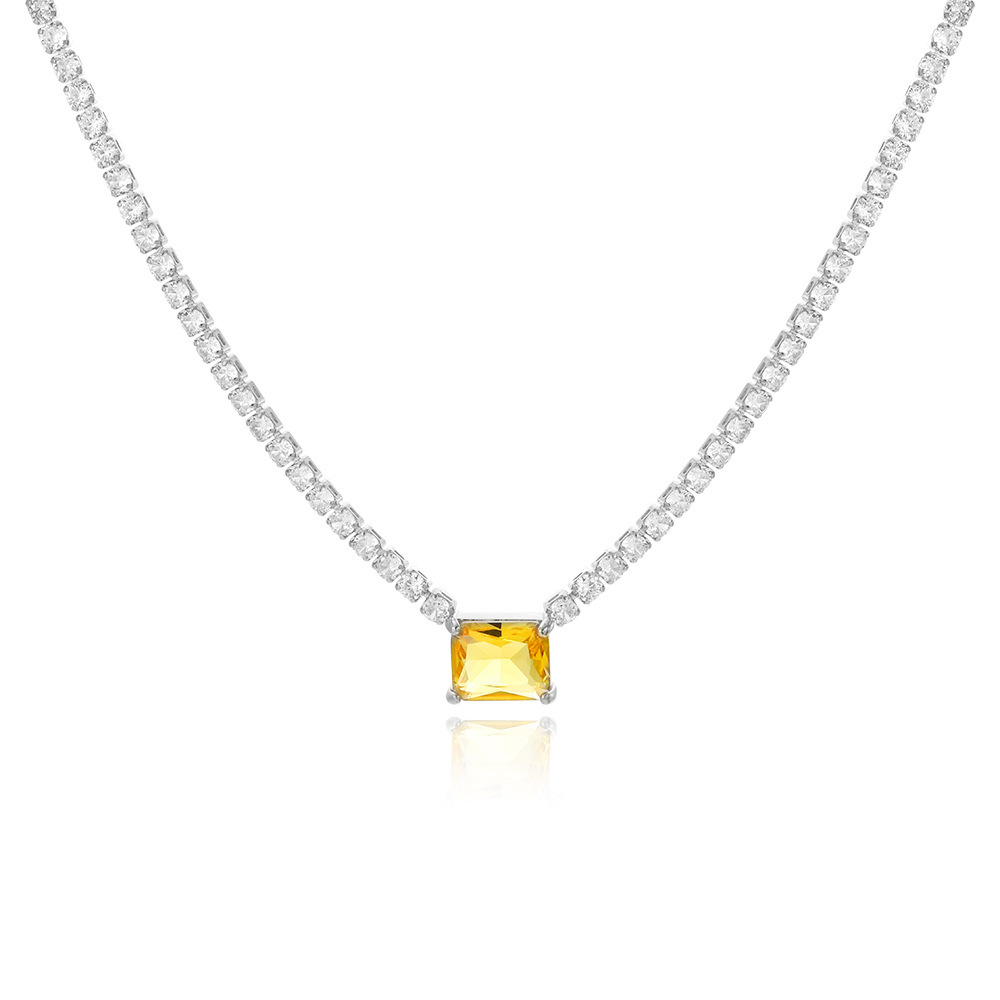 Light Luxury Zircon Necklace
