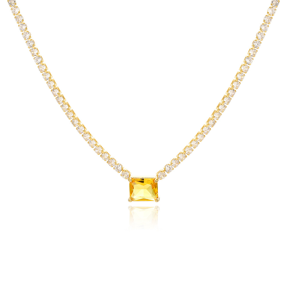 Light Luxury Zircon Necklace