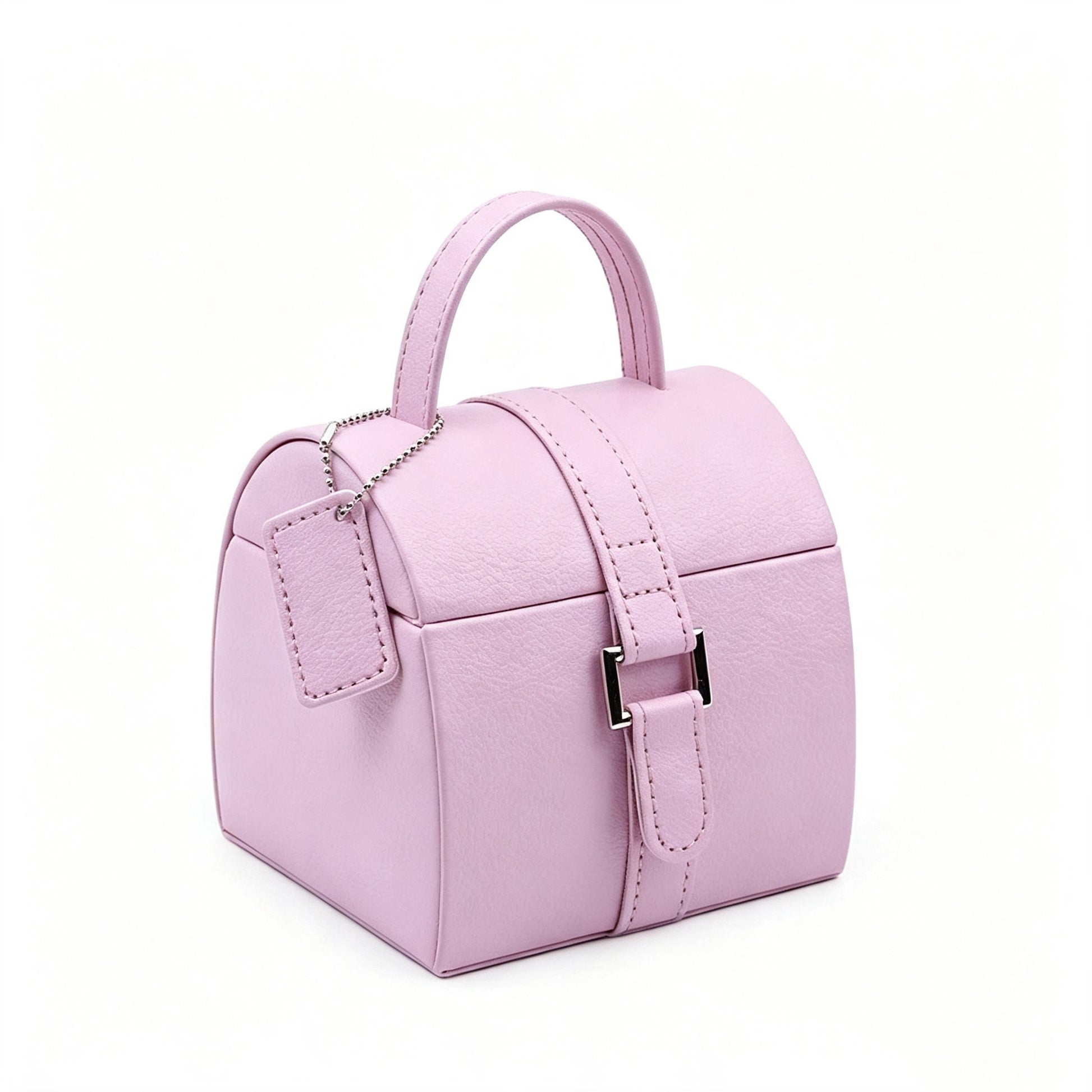 Double‑Layer Pu Leather Jewelry Case