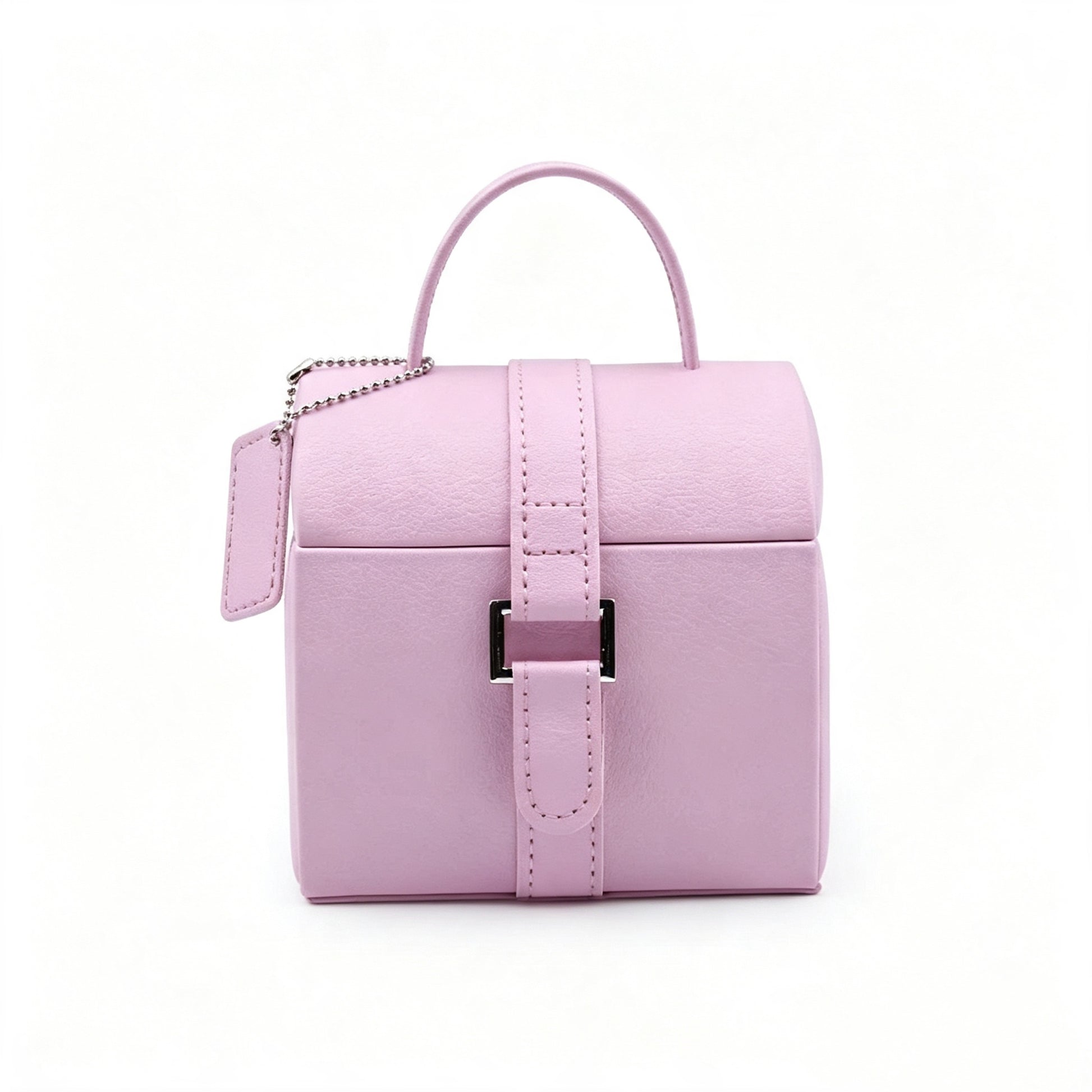 Double‑Layer Pu Leather Jewelry Case