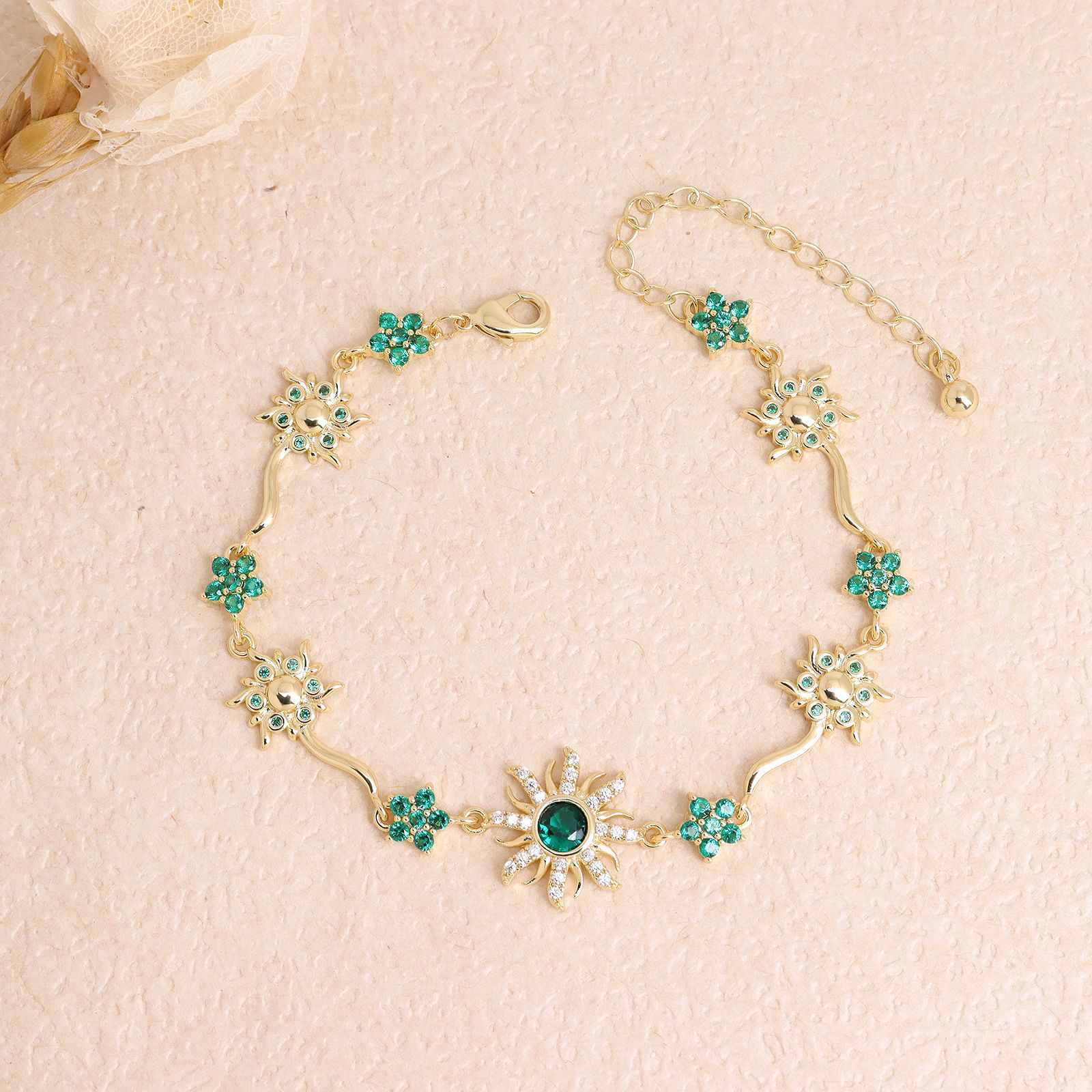 Sunburst Flower Bracelet / Necklace