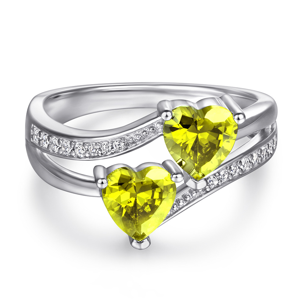 Twin Heart Ring | 925 silver