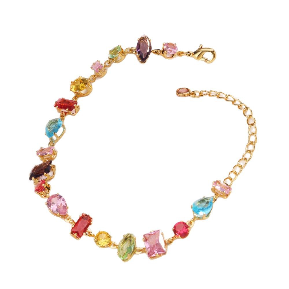 Colorful Crystal Charm Bracelet /Necklace