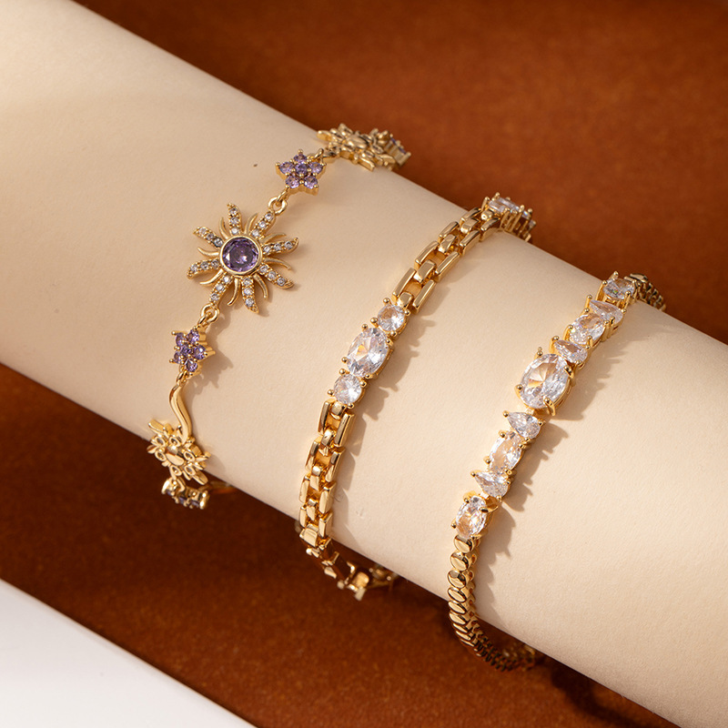 Sunburst Flower Bracelet / Necklace