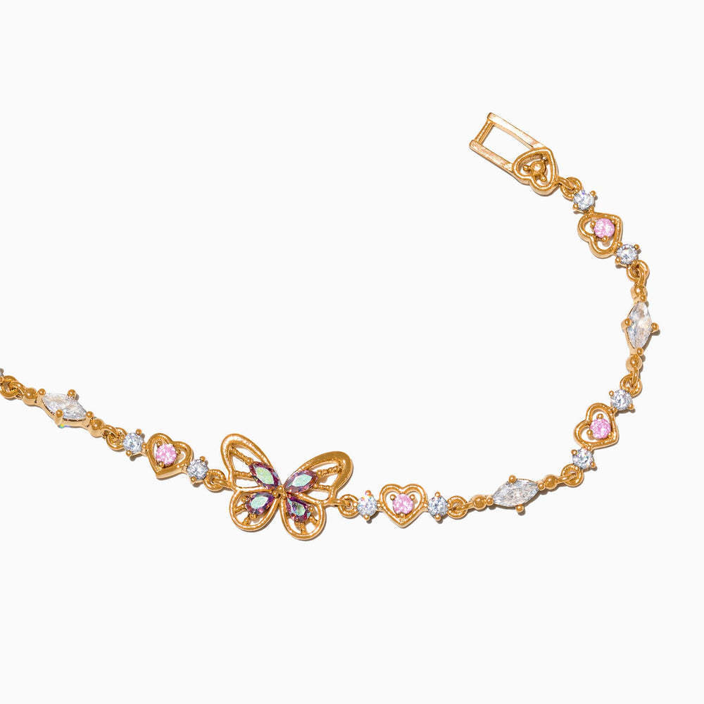 Pink Butterfly Bracelet