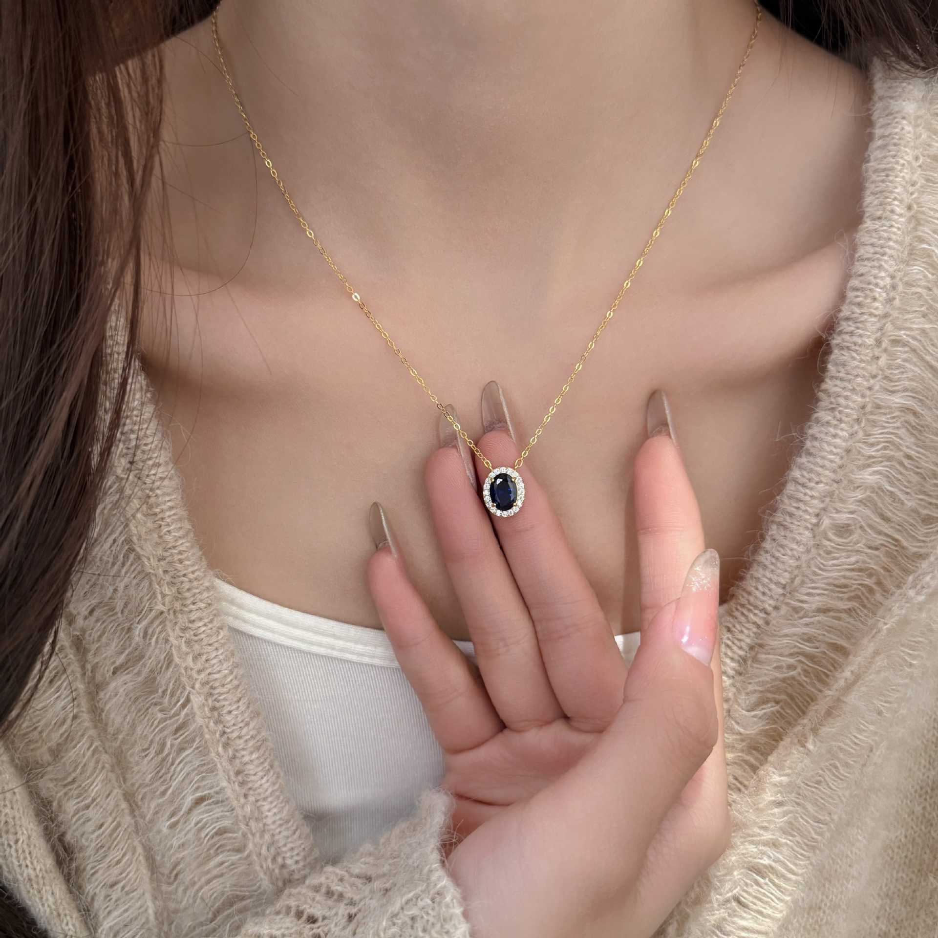 Pink Sapphire -【Necklace】| 925 silver