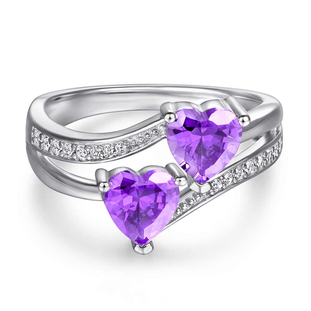Twin Heart Ring | 925 silver