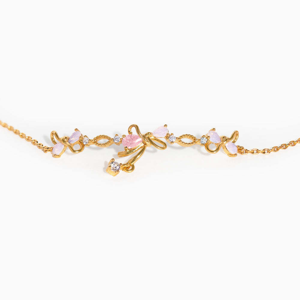 Pink Butterfly Bracelet