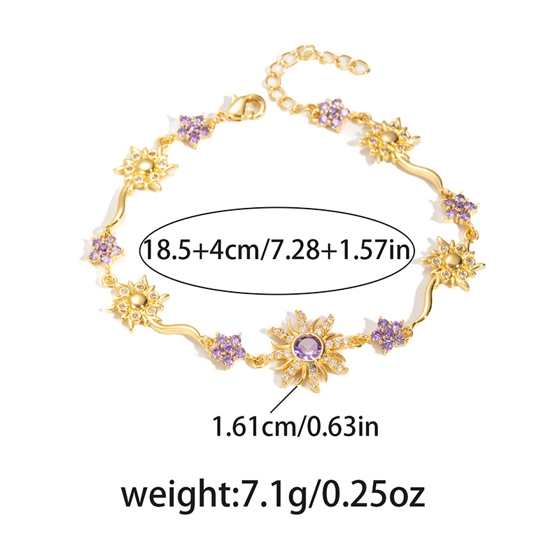 Sunburst Flower Bracelet / Necklace
