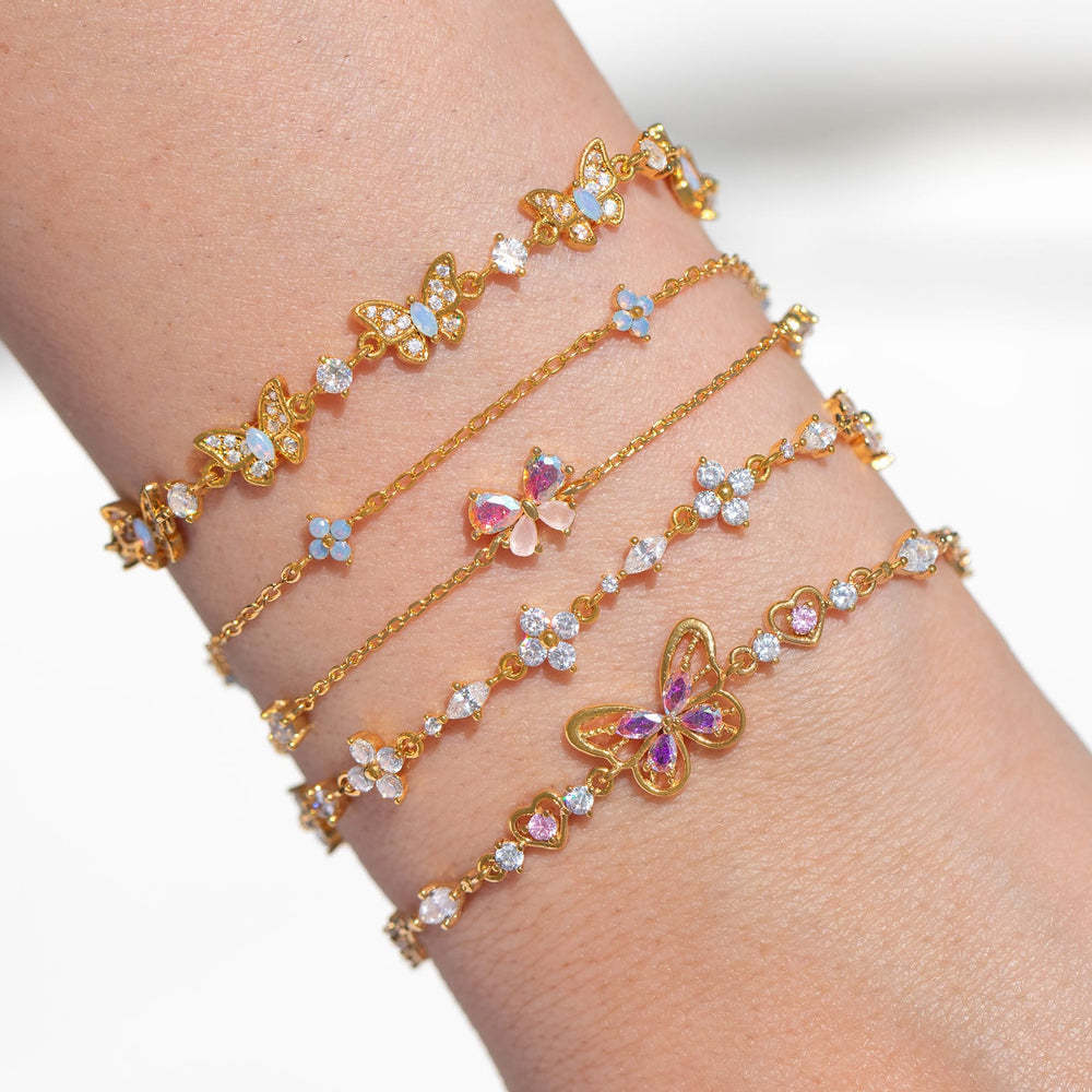 Pink Butterfly Bracelet
