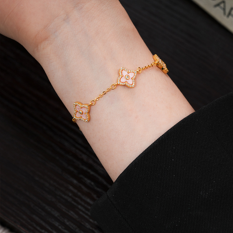 Delicate Pink Sakura Bracelet