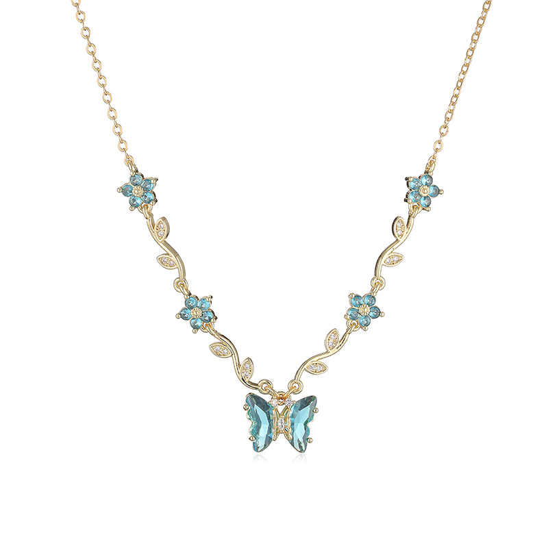 Five-Petal Flower & Bow Bracelet / Necklace