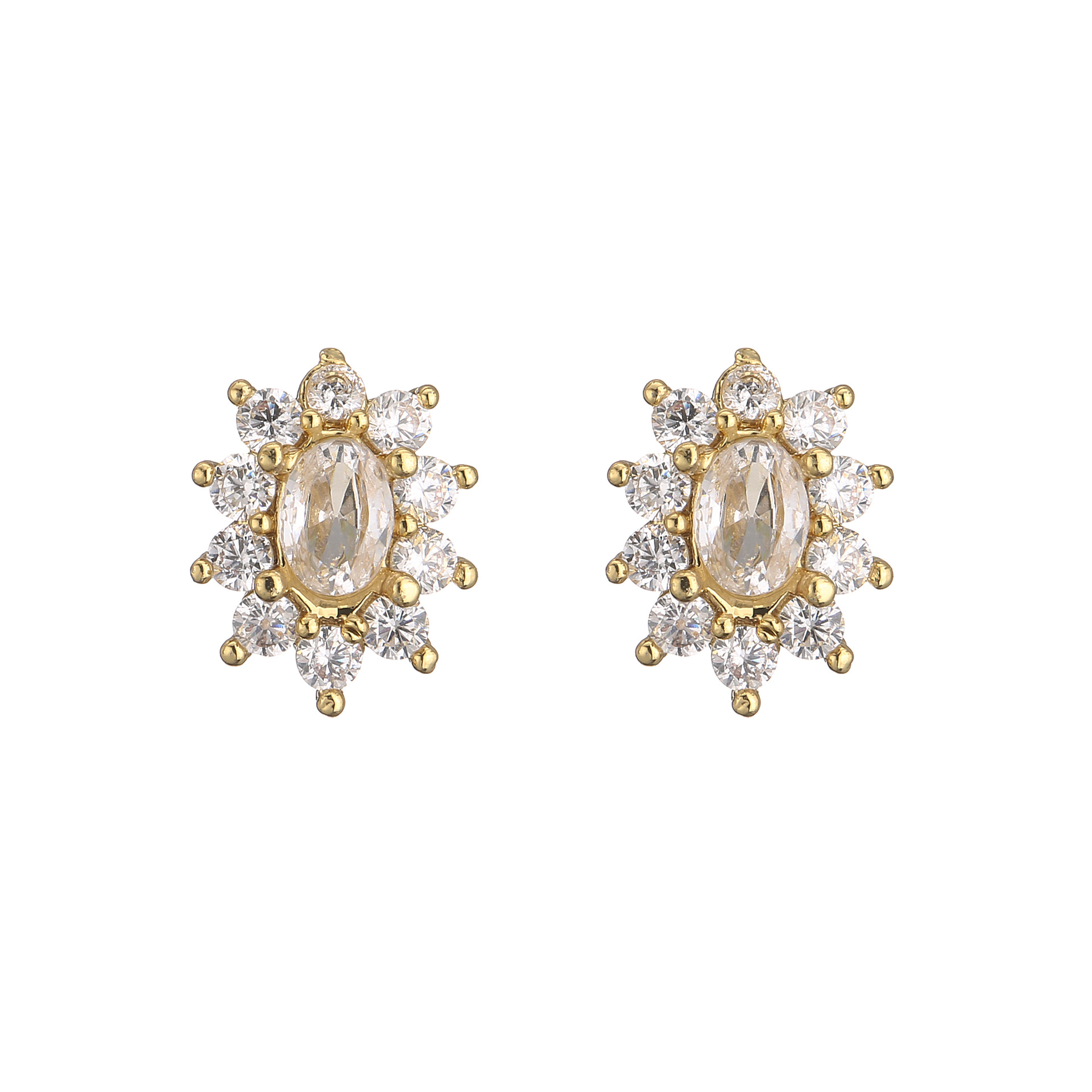 Sun Flower Oval Ring / Necklace / Set