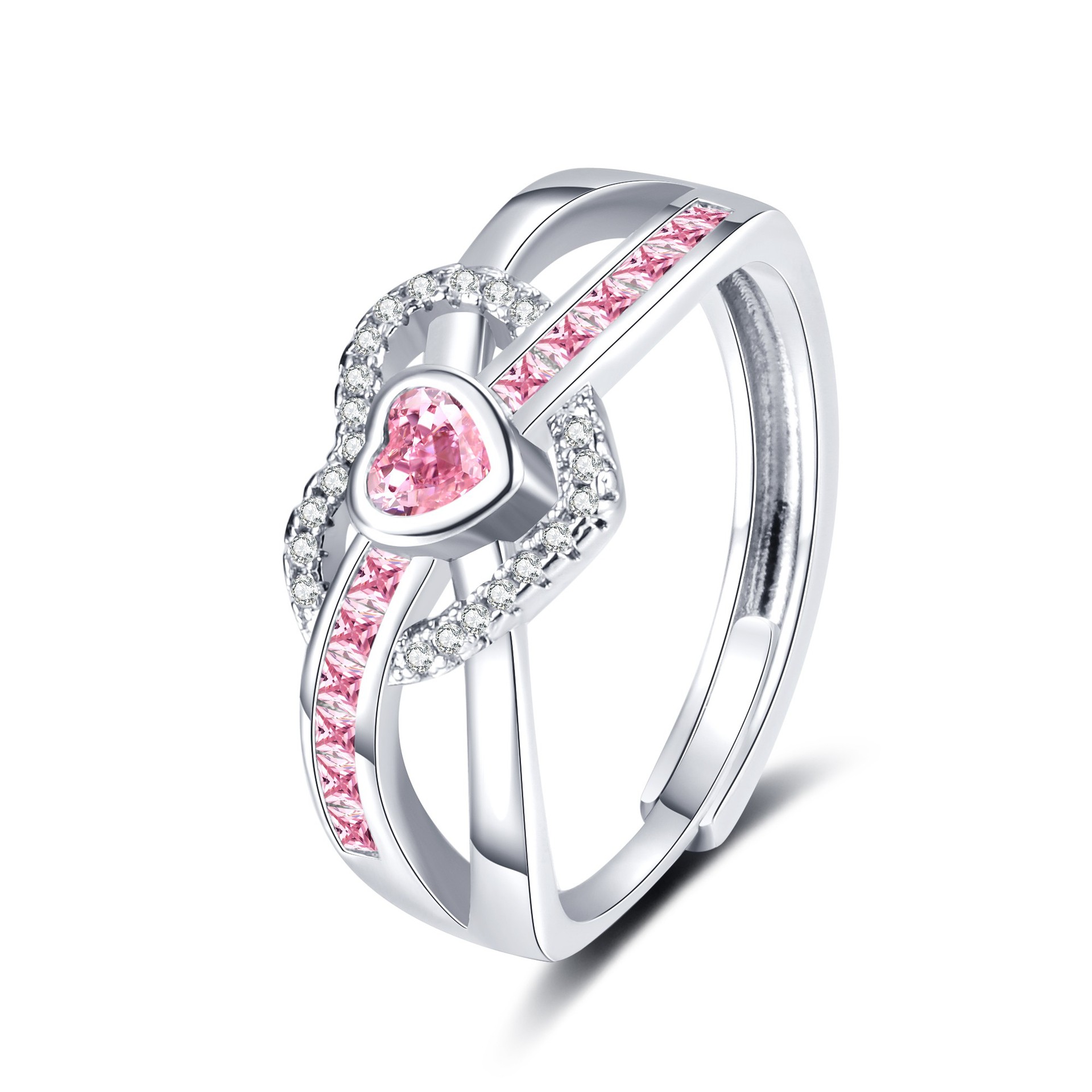 Double Heart Ring
