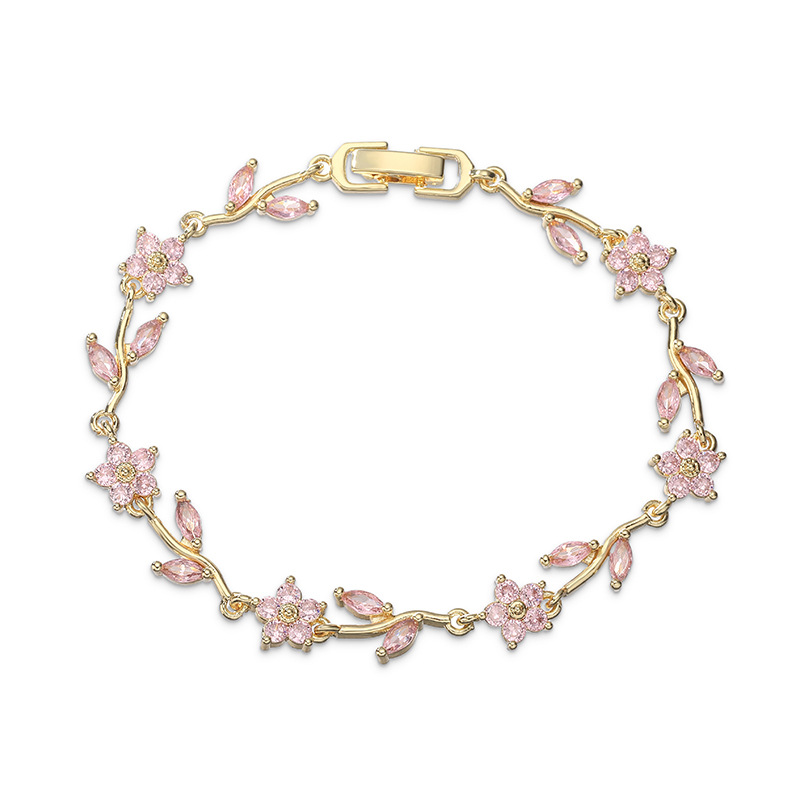 Vine Five-Petal Flower Bracelet