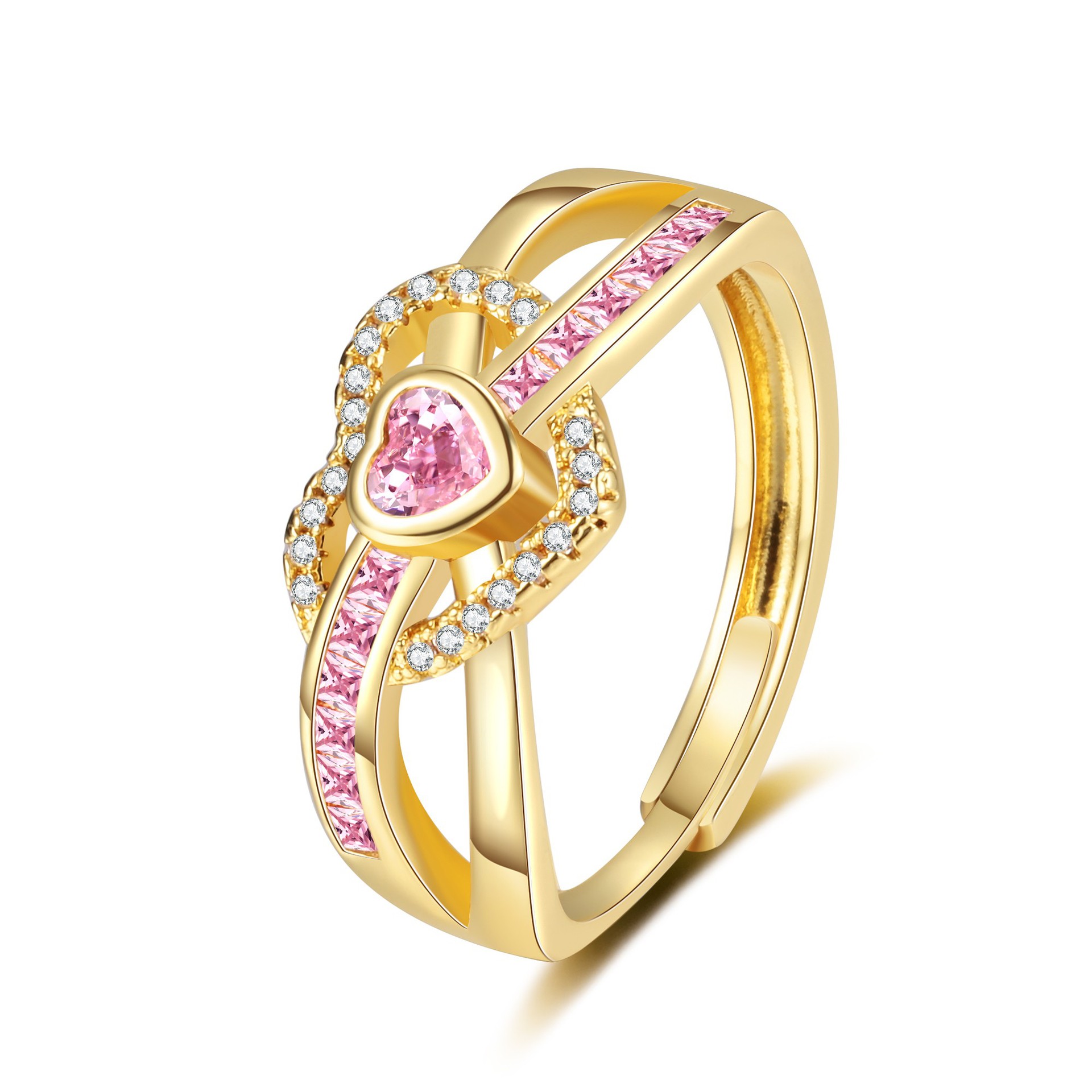 Double Heart Ring
