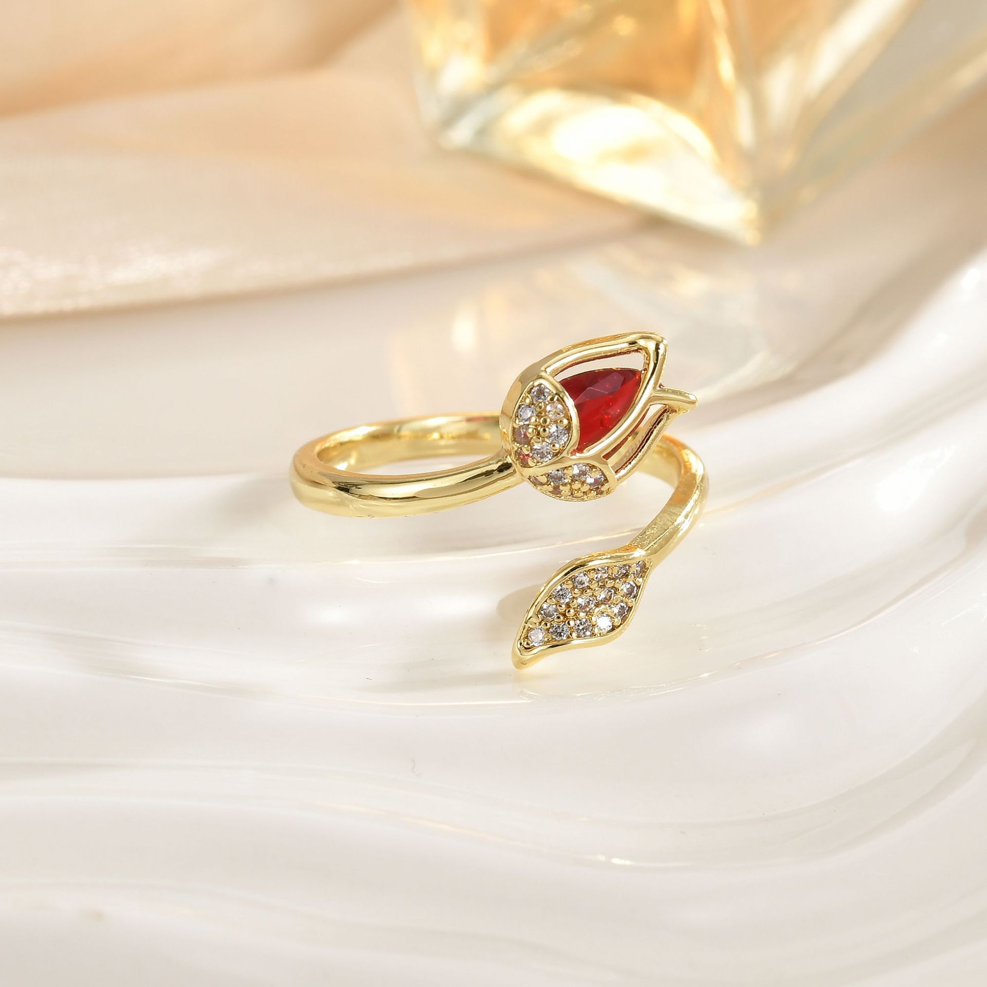 Fairy Tulip Flower-【Ring】