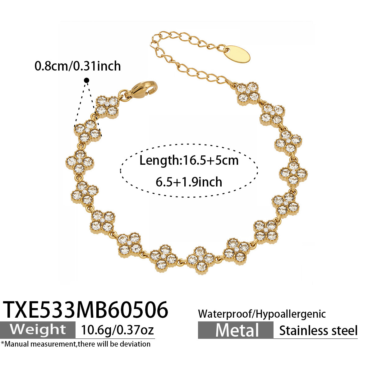 Luxury Sakura Bracelet / Necklace / Ring / Earrings / Set