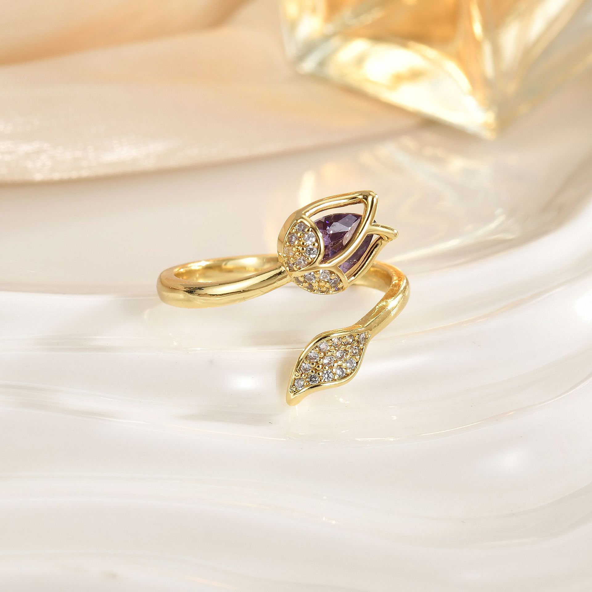 Fairy Tulip Flower-【Ring】