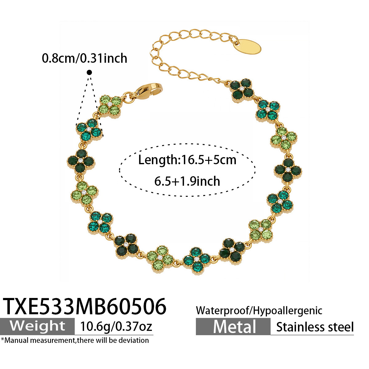 Luxury Sakura Bracelet / Necklace / Ring / Earrings / Set