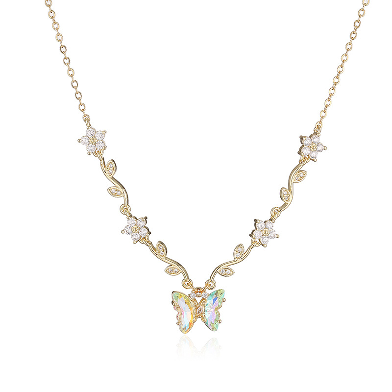 Five-Petal Flower & Bow Bracelet / Necklace