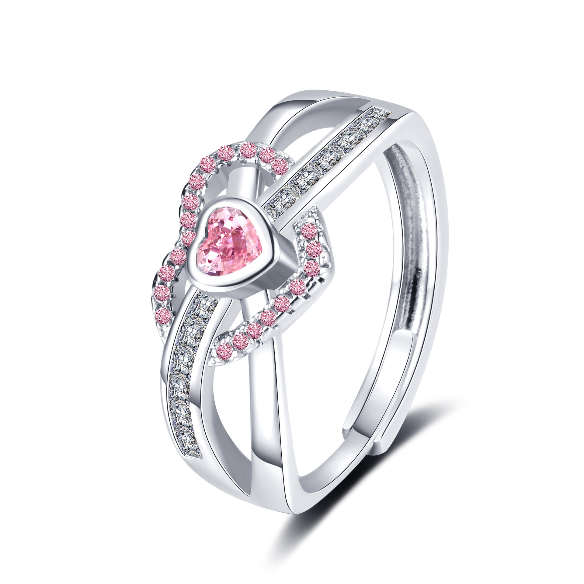 Double Heart Ring