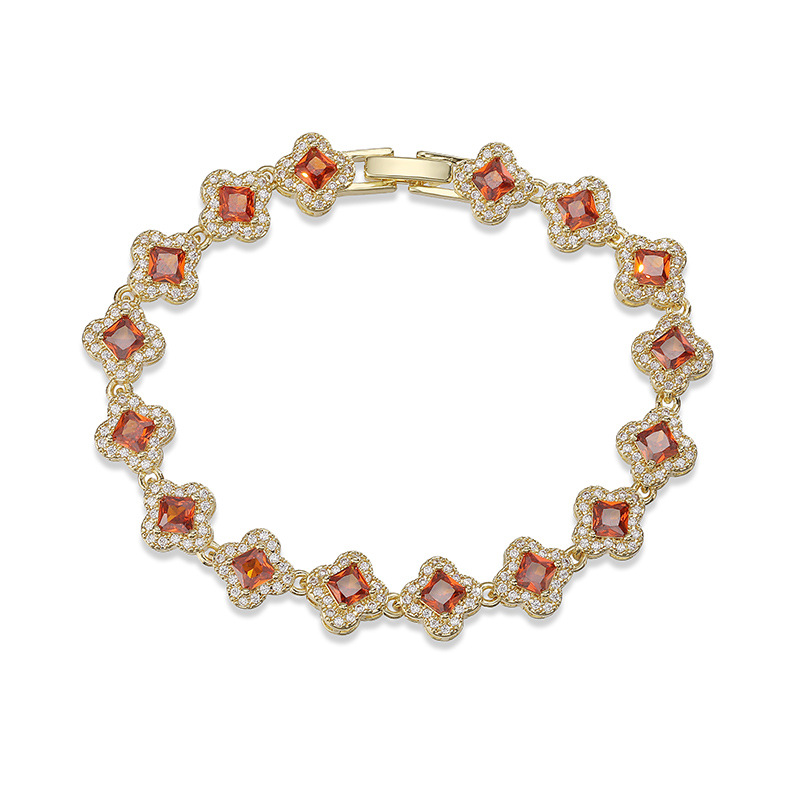 12 Months Birthstone Sakura Earrings