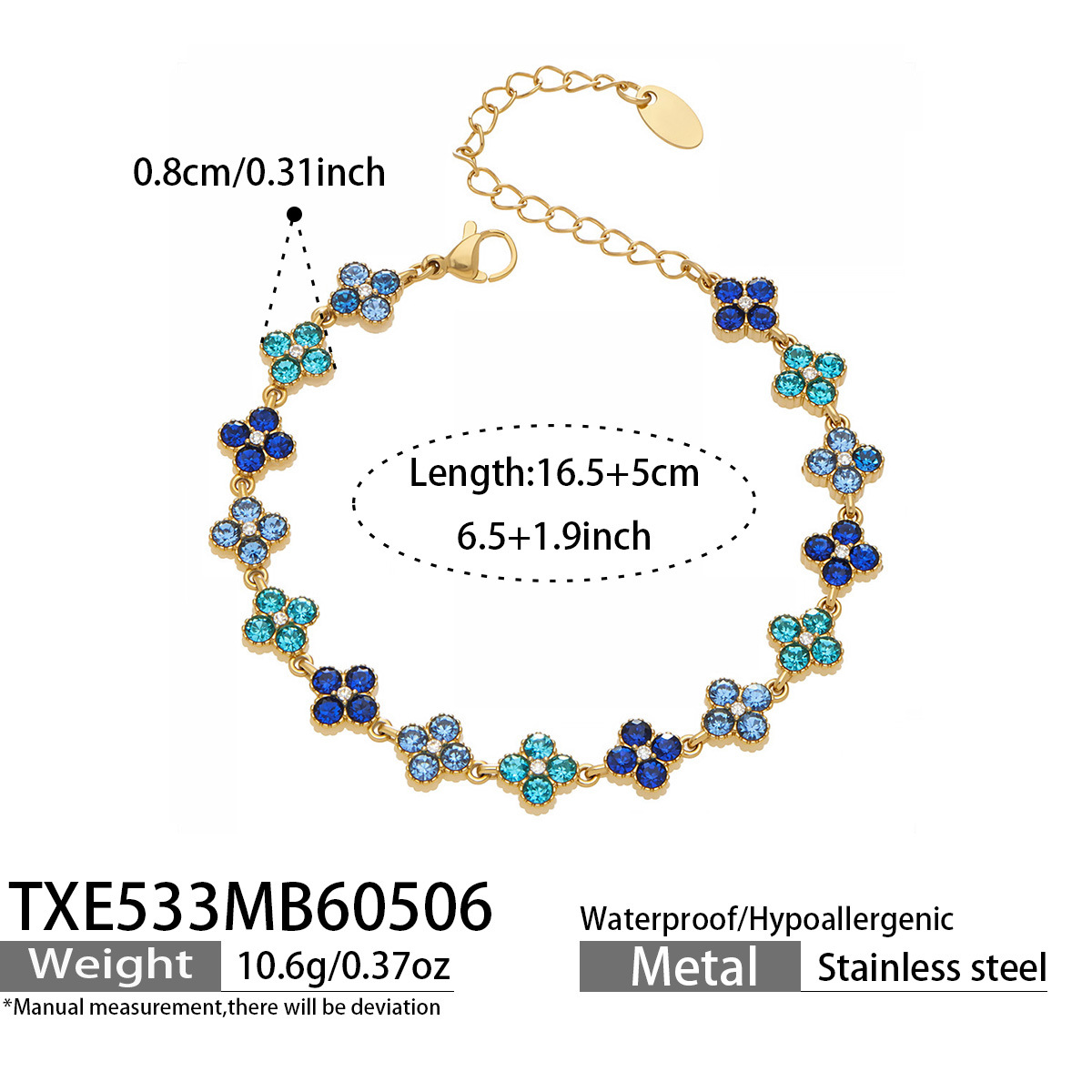 Luxury Sakura Bracelet / Necklace / Ring / Earrings / Set