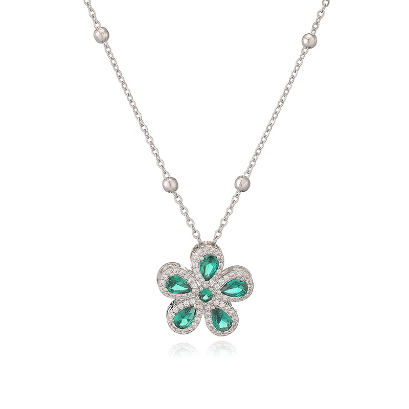 Five Petal Flower Necklace / Ring / Set