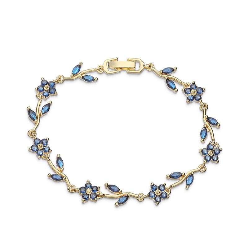 Vine Five-Petal Flower Bracelet