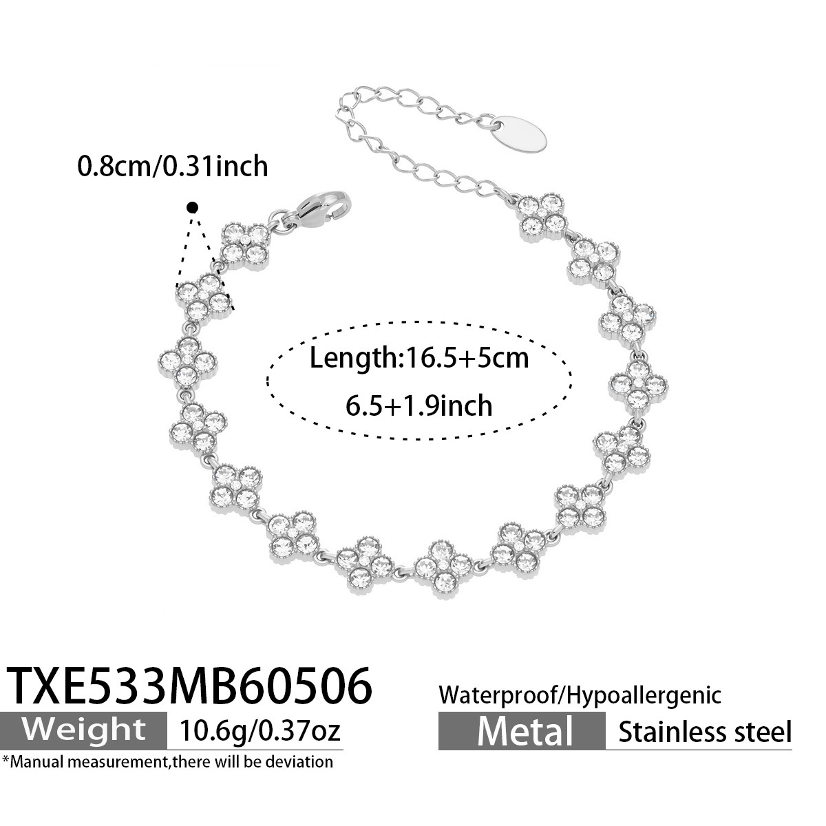 Luxury Sakura Bracelet / Necklace / Ring / Earrings / Set