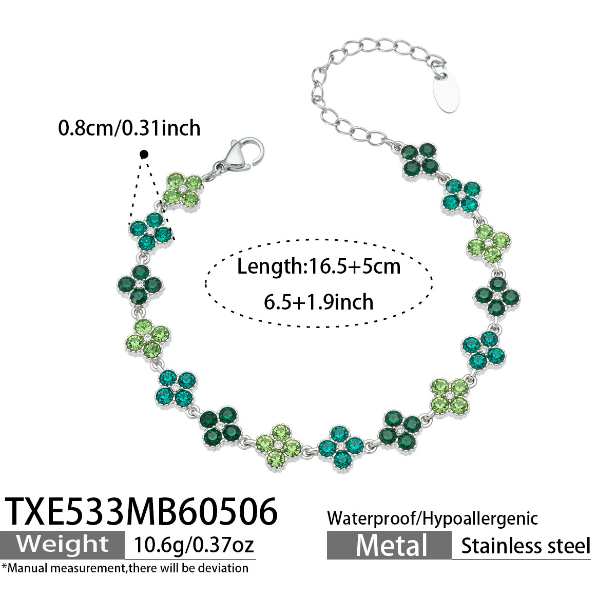 Luxury Sakura Bracelet / Necklace / Ring / Earrings / Set
