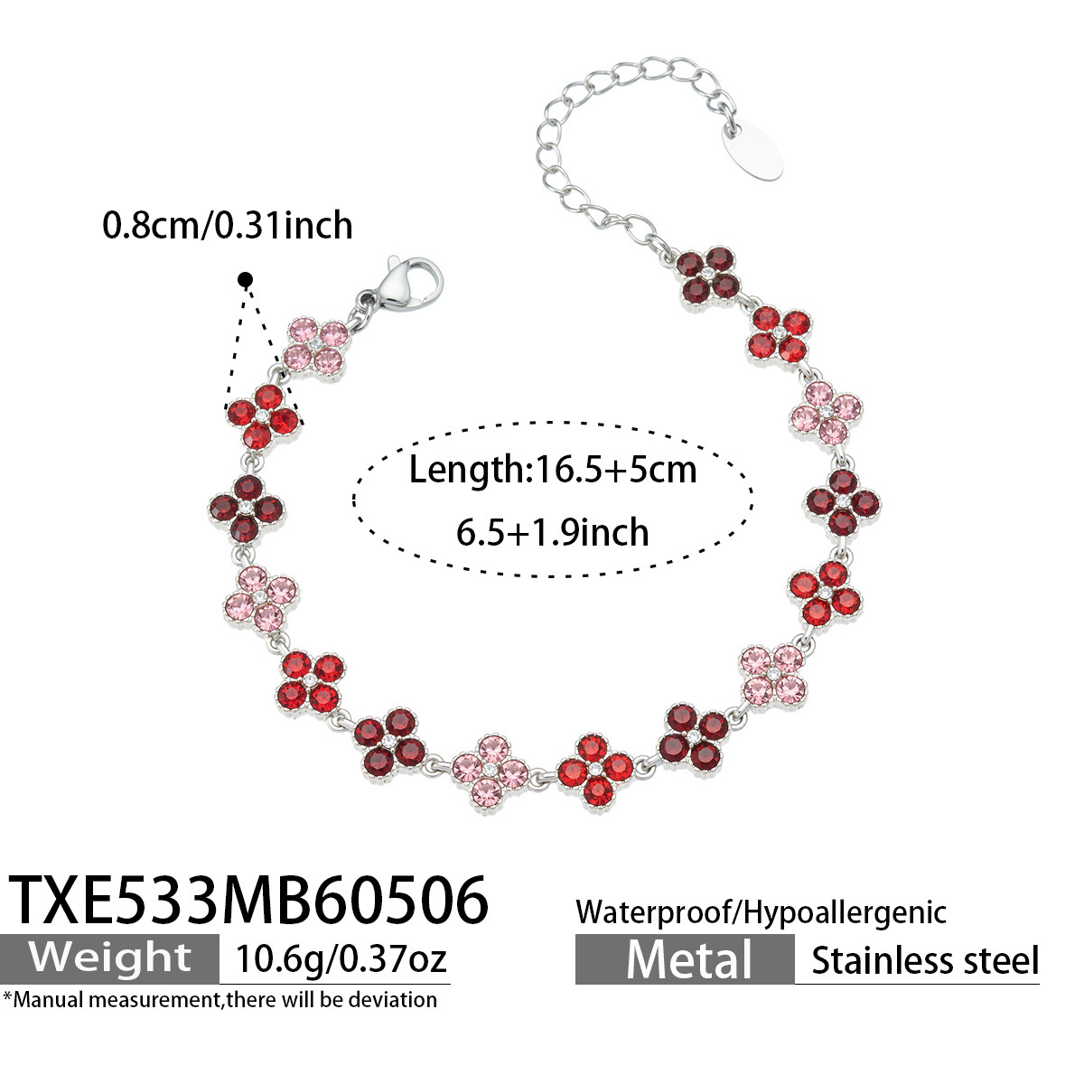 Luxury Sakura Bracelet / Necklace / Ring / Earrings / Set