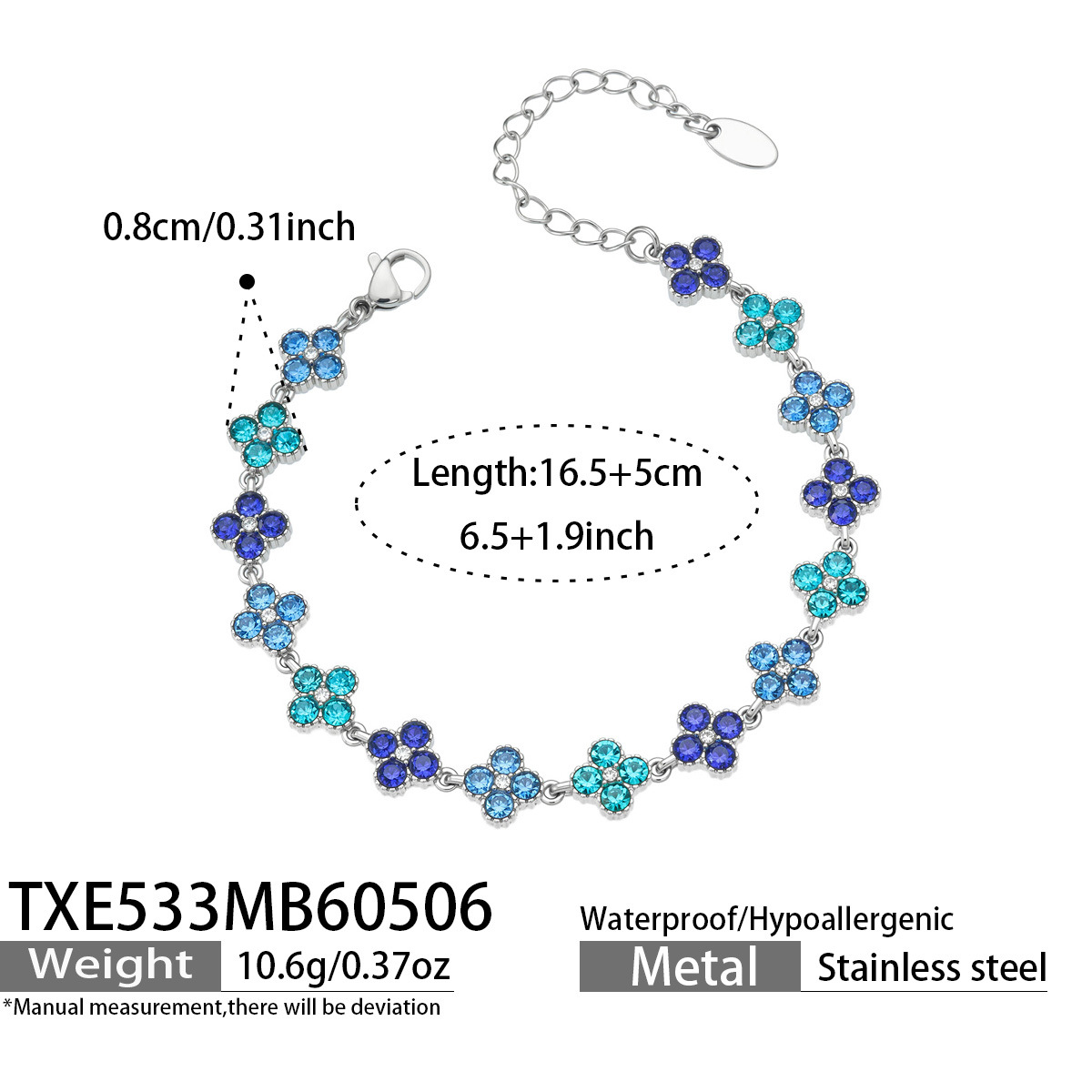 Luxury Sakura Bracelet / Necklace / Ring / Earrings / Set