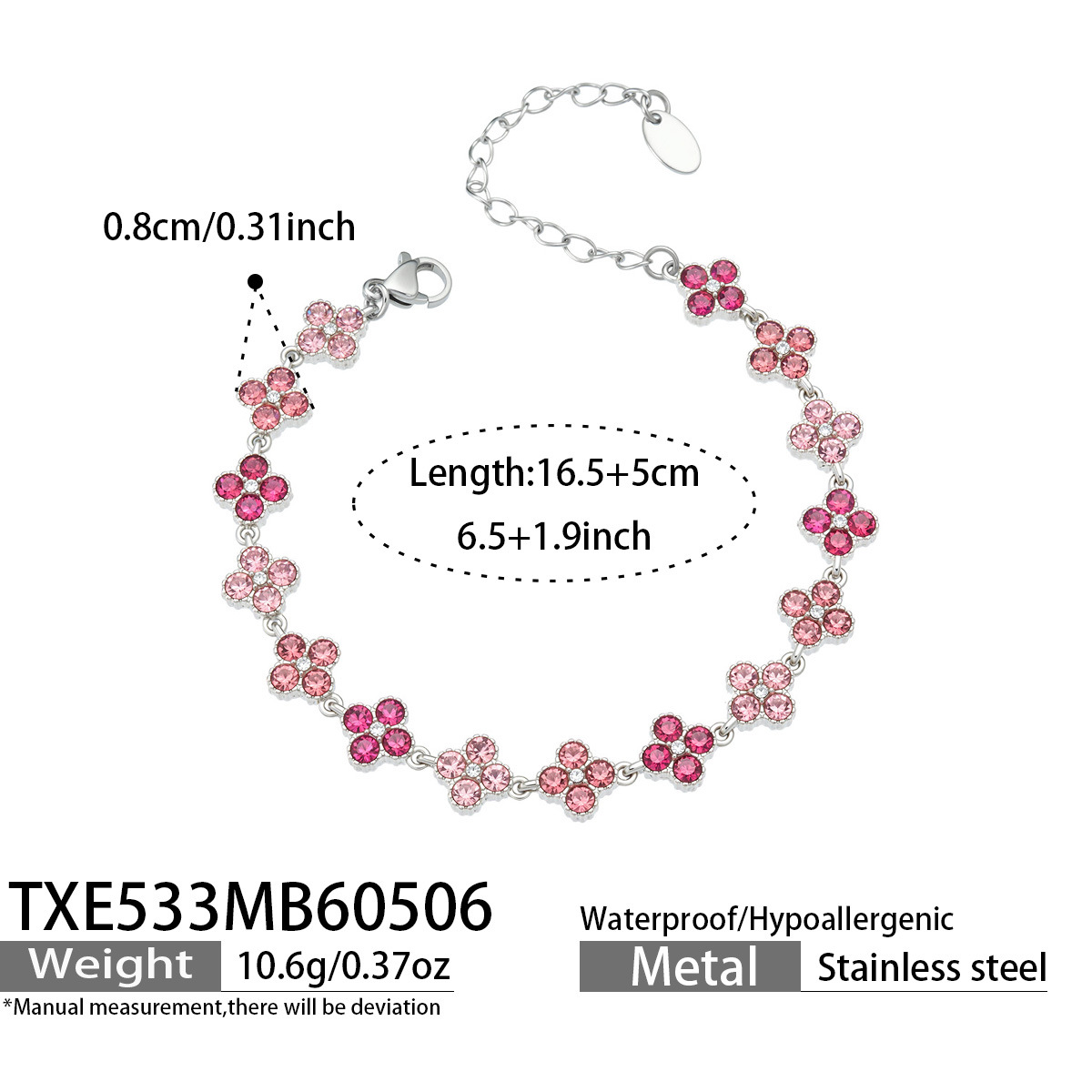 Luxury Sakura Bracelet / Necklace / Ring / Earrings / Set