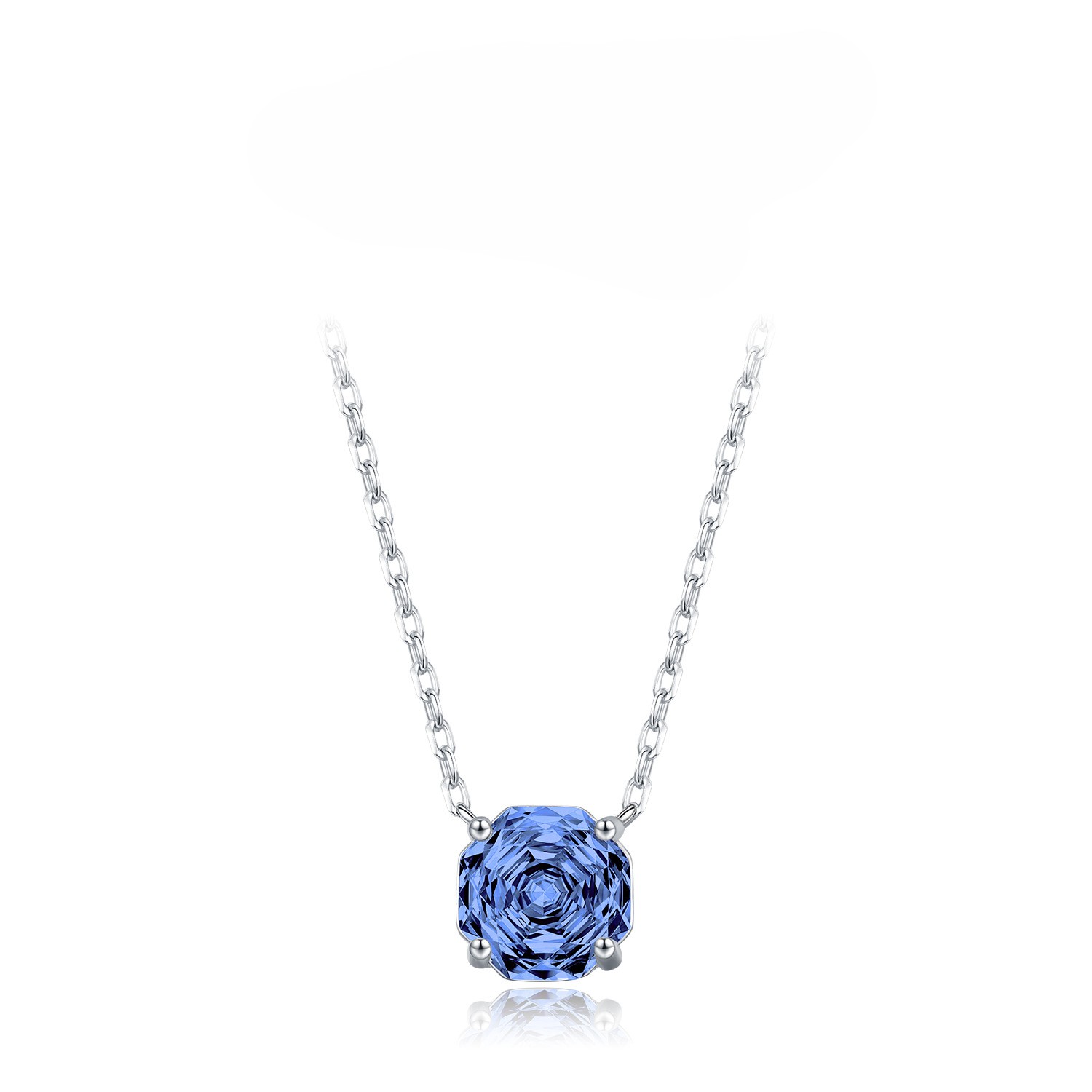 Rose flower Necklace / Earrings / Set - 925 silver