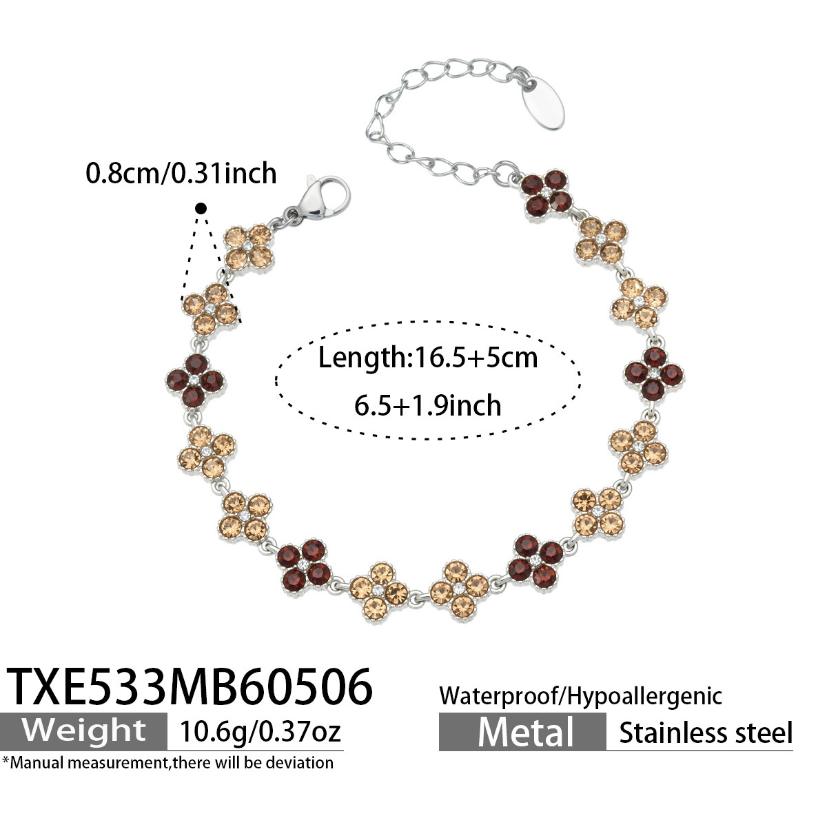 Luxury Sakura Bracelet / Necklace / Ring / Earrings / Set