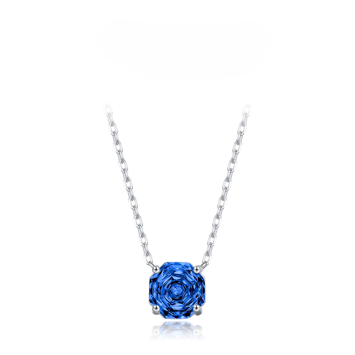 Rose flower Necklace / Earrings / Set - 925 silver